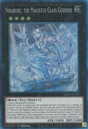 Ninaruru, the Magistus Glass Goddess (CR) [GEIM-EN007] Collector's Rare - Trinity Hobby