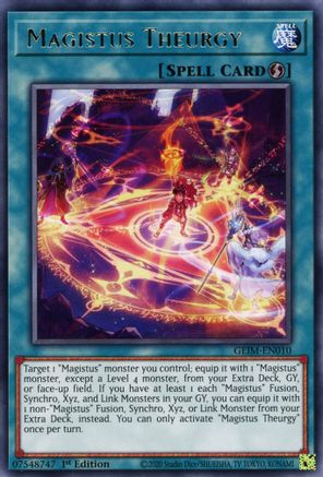 Magistus Theurgy [GEIM-EN010] Rare - Trinity Hobby