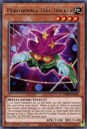 Performage Hat Tricker [GEIM-EN038] Rare - Trinity Hobby