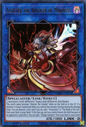 Aleister the Invoker of Madness [GEIM-EN053] Ultra Rare - Trinity Hobby