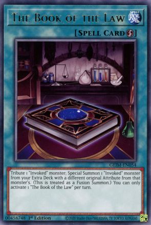 The Book of the Law [GEIM-EN054] Rare - Trinity Hobby