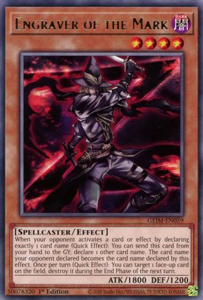 Engraver of the Mark [GEIM-EN059] Rare - Trinity Hobby