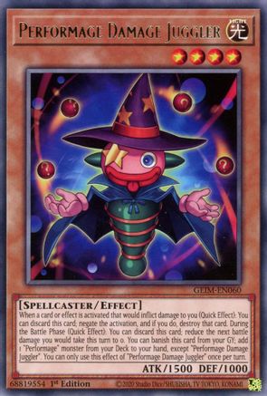 Performage Damage Juggler [GEIM-EN060] Rare - Trinity Hobby