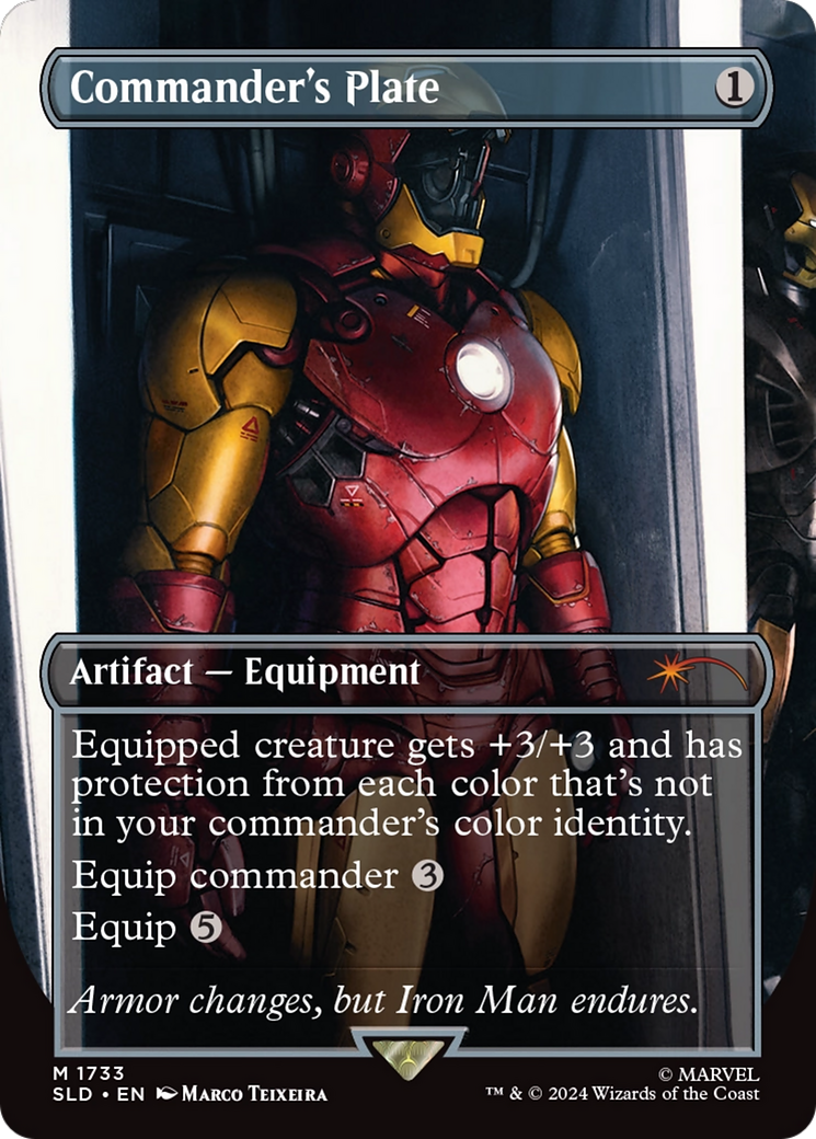 Commander's Plate (SLD-1733) - [Secret Lair Drop] (Borderless) - Trinity Hobby
