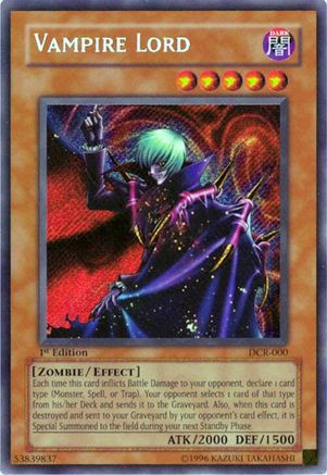 Vampire Lord [DCR-000] Secret Rare - Trinity Hobby