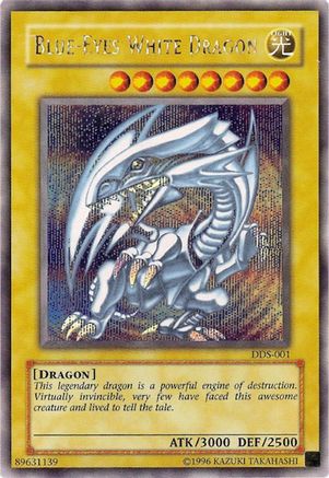Blue-Eyes White Dragon (Dark Duel Stories) [DDS-001] Secret Rare - Trinity Hobby