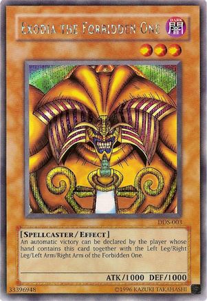 Exodia the Forbidden One (Dark Duel Stories) [DDS-003] Secret Rare - Trinity Hobby