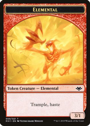 Elemental (009) // Spirit Double-Sided Token  (MH1-9 // 16) - [Modern Horizons]
