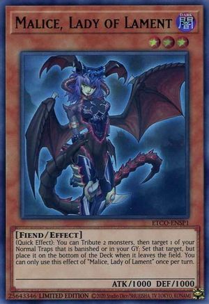 Malice, Lady of Lament (UR) [ETCO-ENSP1] Ultra Rare - Trinity Hobby