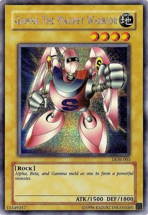 Gamma the Magnet Warrior [DOR-003] Secret Rare - Trinity Hobby