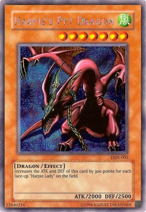 Harpie's Pet Dragon (Forbidden Memories) [FMR-002] Prismatic Secret Rare - Trinity Hobby