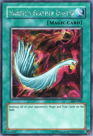 Harpie's Feather Duster [SDD-003] Secret Rare - Trinity Hobby