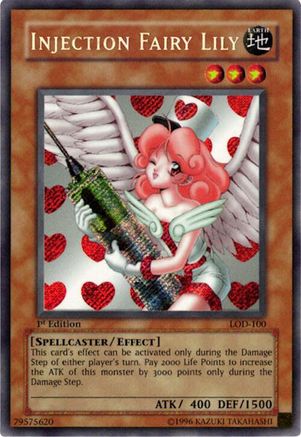 Injection Fairy Lily [LOD-100] Secret Rare - Trinity Hobby