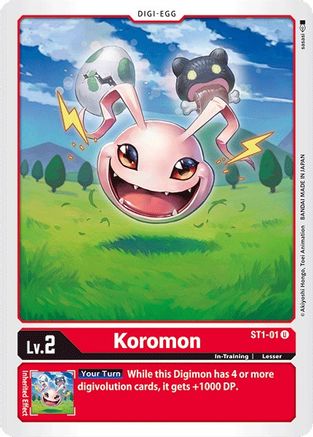 Koromon [ST1-01] [Starter Deck: Gaia Red] - Trinity Hobby