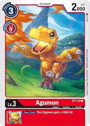 Agumon [ST1-03] [Starter Deck: Gaia Red] - Trinity Hobby