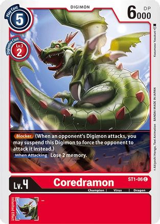 Coredramon [ST1-06] [Starter Deck: Gaia Red] - Trinity Hobby