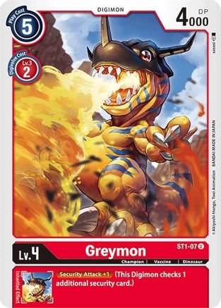 Greymon [ST1-07] [Starter Deck: Gaia Red] - Trinity Hobby