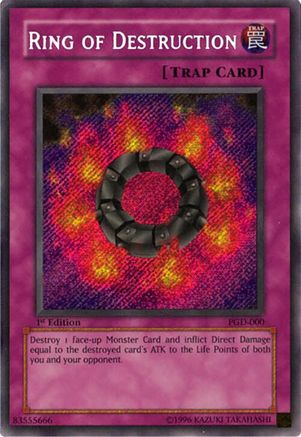 Ring of Destruction [PGD-000] Secret Rare - Trinity Hobby