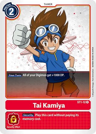 Tai Kamiya [ST1-12] [Starter Deck: Gaia Red] - Trinity Hobby