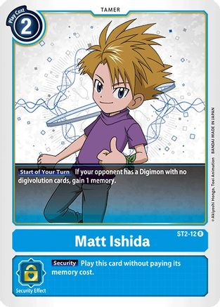 Matt Ishida [ST2-12] [Starter Deck: Cocytus Blue] - Trinity Hobby