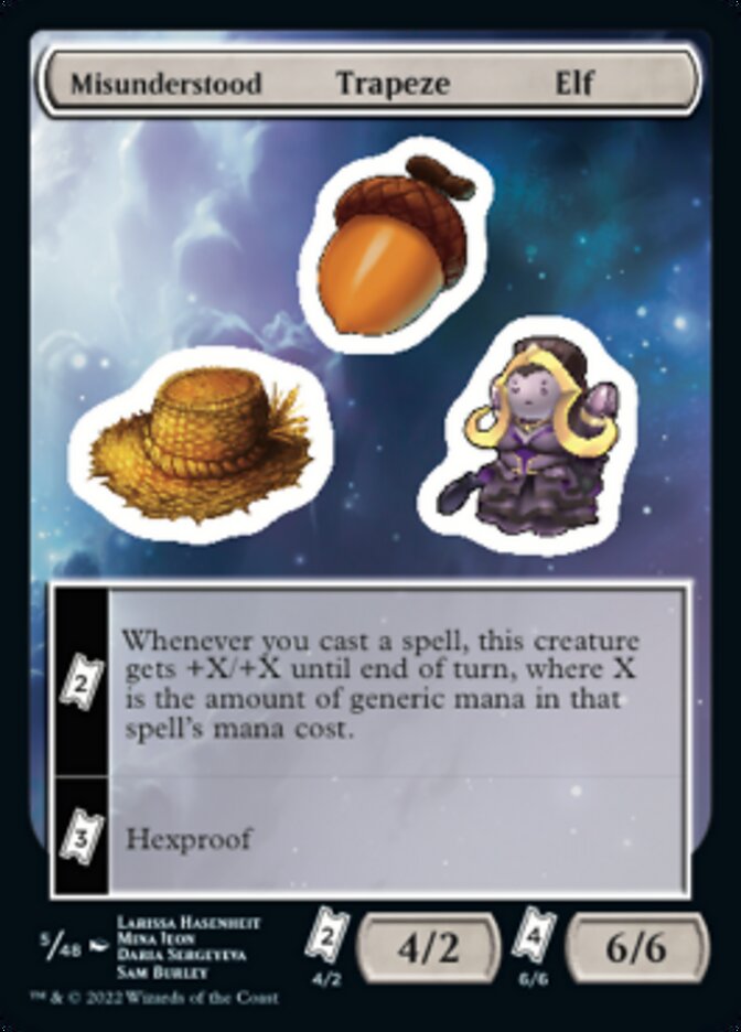 Misunderstood Trapeze Elf [Unfinity Stickers] - Trinity Hobby