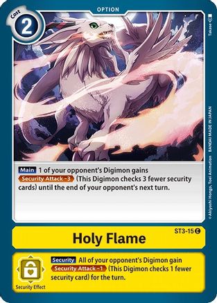 Holy Flame [ST3-15] [Starter Deck: Heaven's Yellow] - Trinity Hobby