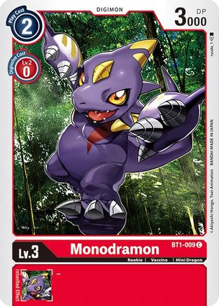 Monodramon [BT1-009] [Release Special Booster Ver.1.0] - Trinity Hobby