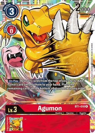 Agumon [BT1-010] (Dash Pack) [Release Special Booster Ver.1.0 Promos] - Trinity Hobby