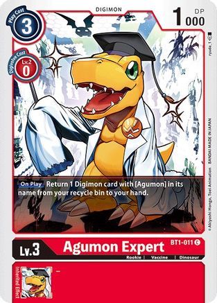 Agumon Expert [BT1-011] [Sortie du Booster Spécial Ver.1.0] 