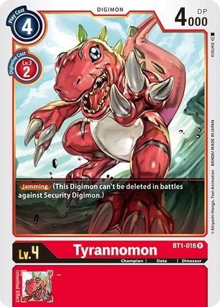 Tyrannomon [BT1-016] [Release Special Booster Ver.1.0] - Trinity Hobby
