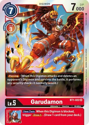 Garudamon [BT1-022] [Release Special Booster Ver.1.0] - Trinity Hobby