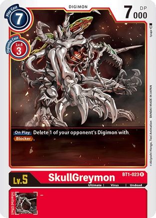 SkullGreymon [BT1-023] [Release Special Booster Ver.1.0] - Trinity Hobby