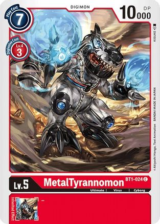 MetalTyrannomon [BT1-024] [Release Special Booster Ver.1.0] - Trinity Hobby