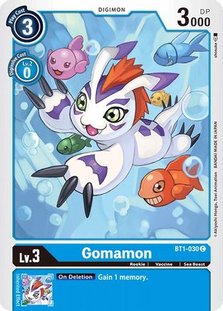 Gomamon [BT1-030] [Sortie du Booster Spécial Ver.1.0] 