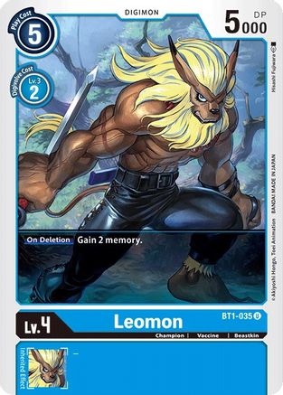 Leomon [BT1-035] [Release Special Booster Ver.1.0] - Trinity Hobby