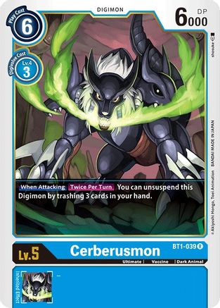 Cerberusmon [BT1-039] [Release Special Booster Ver.1.0] - Trinity Hobby