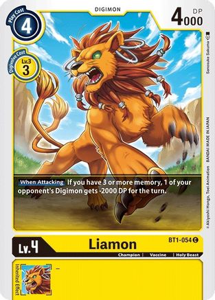 Liamon [BT1-054] [Release Special Booster Ver.1.0] - Trinity Hobby