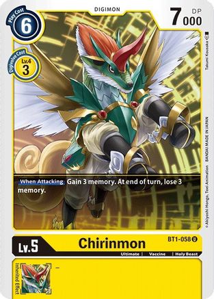 Chirinmon [BT1-058] [Release Special Booster Ver.1.0] - Trinity Hobby