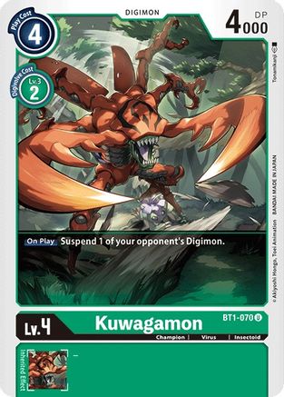 Kuwagamon [BT1-070] [Release Special Booster Ver.1.0] - Trinity Hobby