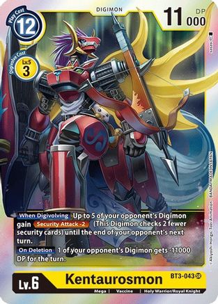 Kentaurosmon [BT3-043] [Release Special Booster Ver.1.0] - Trinity Hobby