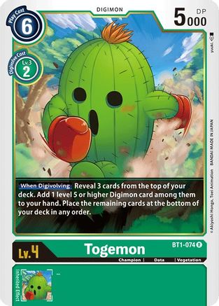 Togemon [BT1-074] [Release Special Booster Ver.1.0] - Trinity Hobby