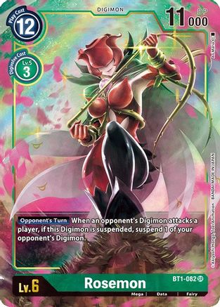Rosemon [BT1-082] (Alternate Art) [Release Special Booster Ver.1.0] - Trinity Hobby