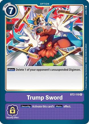 Trump Sword [BT2-110] [Release Special Booster Ver.1.0] - Trinity Hobby