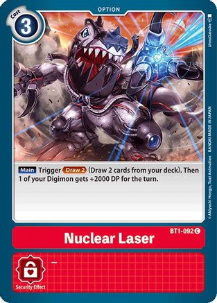 Nuclear Laser [BT1-092] [Release Special Booster Ver.1.0] - Trinity Hobby