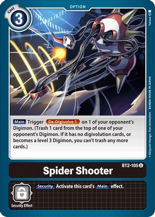 Spider Shooter [BT2-105] [Release Special Booster Ver.1.0] - Trinity Hobby