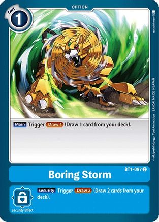 Boring Storm [BT1-097] [Release Special Booster Ver.1.0] - Trinity Hobby