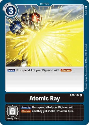 Atomic Ray [BT2-104] [Sortie Special Booster Ver.1.0] 