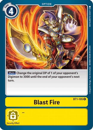 Blast Fire [BT1-105] [Release Special Booster Ver.1.0] - Trinity Hobby