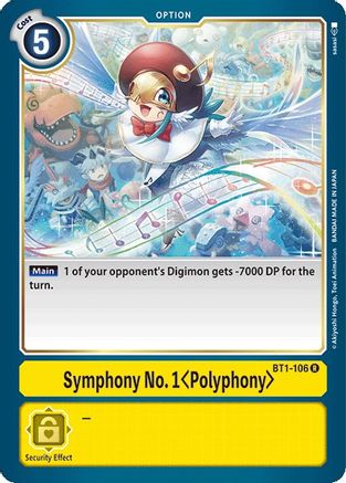 Symphony No.1 (Polyphony) [BT1-106] [Release Special Booster Ver.1.0] - Trinity Hobby