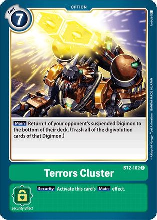 Cluster Terrors [BT2-102] [Sortie Special Booster Ver.1.0] 